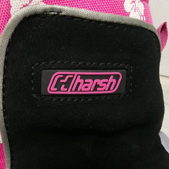 Harsh Snow Boots Winter Boots with Pink Floral Design Size 11 Toddler - Picture 2 of 10